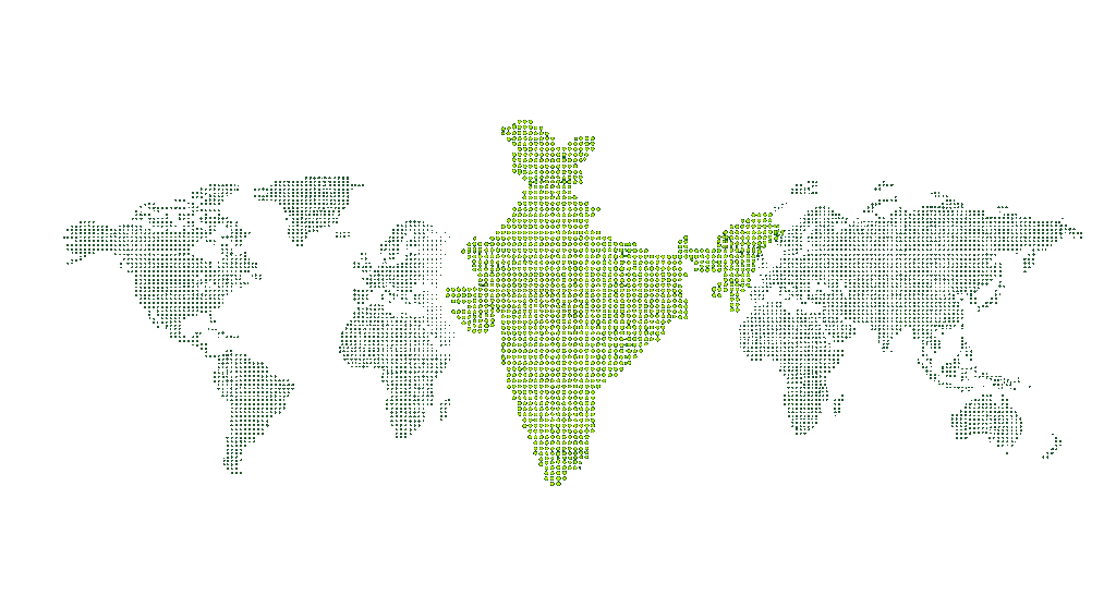 Dotted India Map